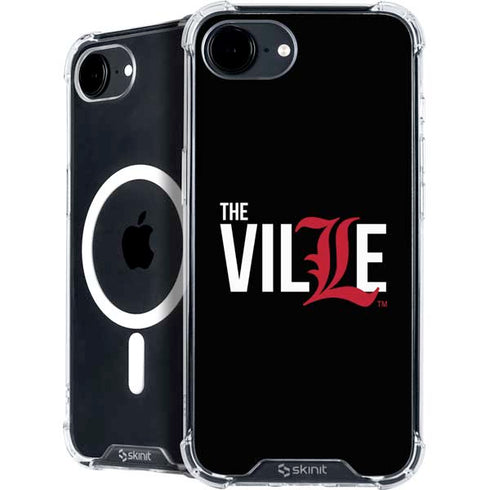 University of Louisville Black Background iPhone 16e MagSafe Case