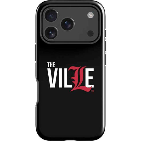 University of Louisville Black Background iPhone 18 Pro Impact Case