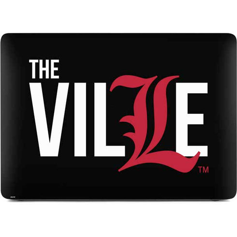 University of Louisville Black Background Apple MacBook Air Skin