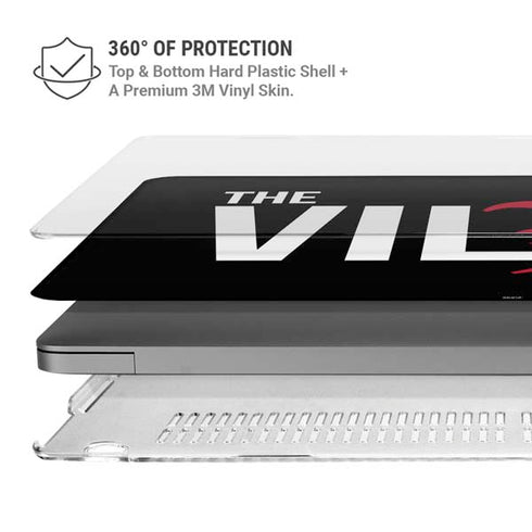 University of Louisville Black Background MacBook Pro 14in (2021-24) Case plus Skin