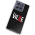 University of Louisville Black Background Moto G Power 5G (2025) Clear Case