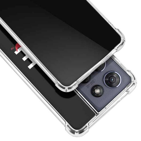 University of Louisville Black Background Moto G Power 5G (2025) Clear Case