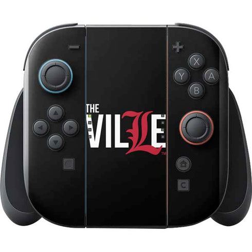 University of Louisville Black Background Nintendo Switch 2 (2025) with Joy-Con Skin