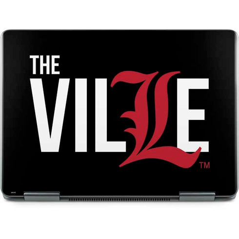 University of Louisville Black Background Notebook 9 Pro 13in (2017) Skin