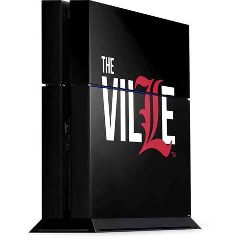 University of Louisville Black Background PlayStation PS4 Skins
