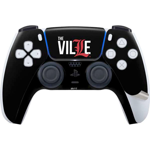 University of Louisville Black Background PS5 Pro Bundle Skin