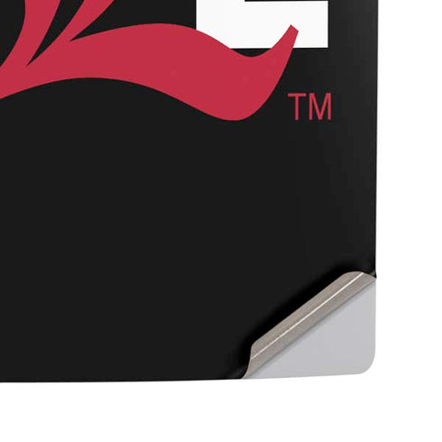 University of Louisville Black Background PS5 Pro Disk Console Skin