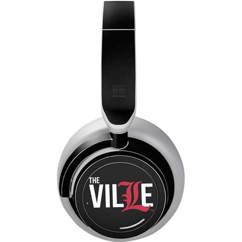 University of Louisville Black Background Surface Headphones Skin