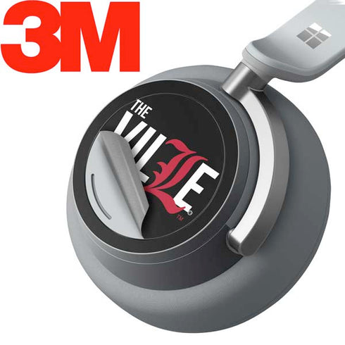 University of Louisville Black Background Surface Headphones Skin