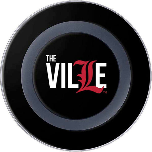 University of Louisville Black Background Wireless Charger Skin