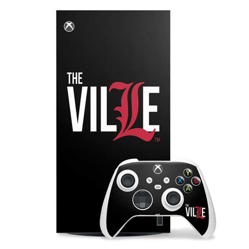 University of Louisville Black Background Xbox Series X Skins