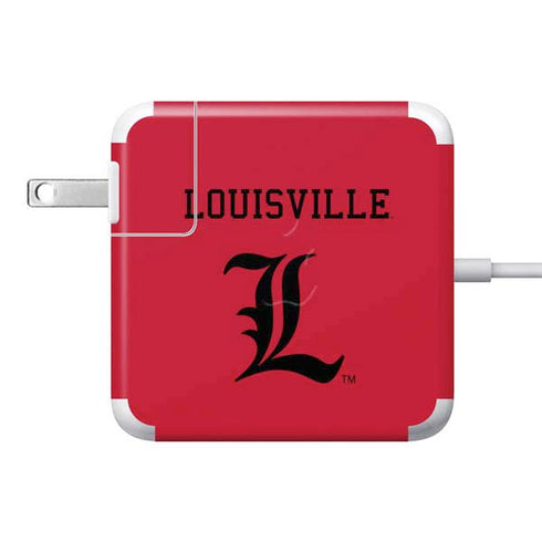 University of Louisville Cardinals 85W Power Adapter (15 and 17 inch MacBook Pro Charger) Skin