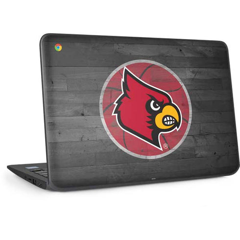 University of Louisville Cardinals Basketball HP Chromebook Skin