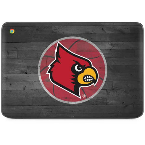 University of Louisville Cardinals Basketball HP Chromebook Skin