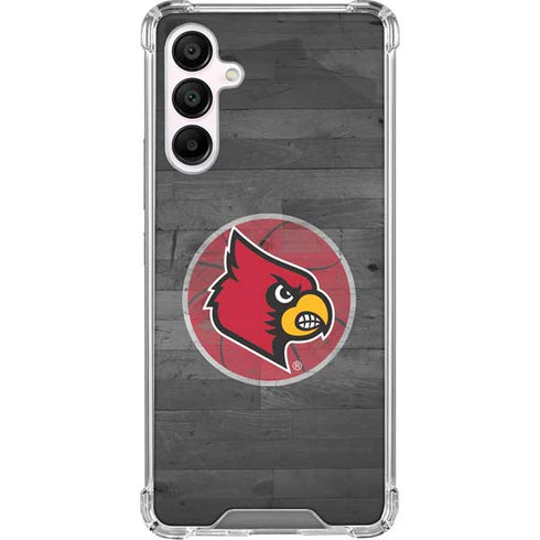 University of Louisville Cardinals Basketball Galaxy A16 5G Clear Case