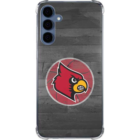 University of Louisville Cardinals Basketball Galaxy A55 5G Clear Case