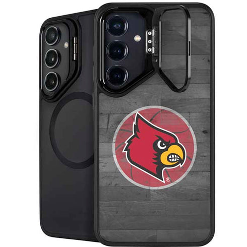 University of Louisville Cardinals Basketball Galaxy S24 FE Kickstand Case
