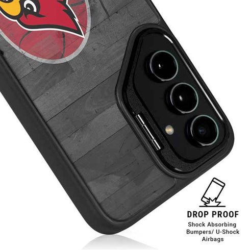 University of Louisville Cardinals Basketball Galaxy S24 FE Kickstand Case