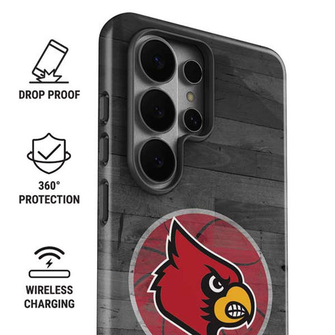 University of Louisville Cardinals Basketball Galaxy S26 Ultra Impact Case