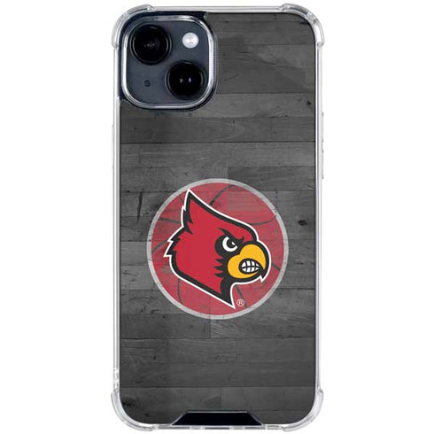 University of Louisville Cardinals Basketball iPhone 15 Clear Case