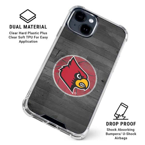University of Louisville Cardinals Basketball iPhone 15 Clear Case