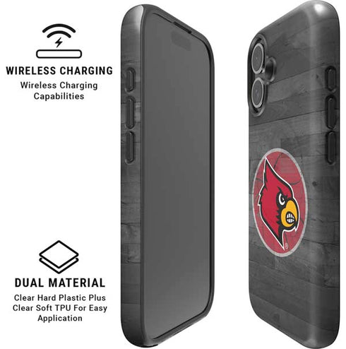 University of Louisville Cardinals Basketball iPhone 16 Magsafe Impact Case