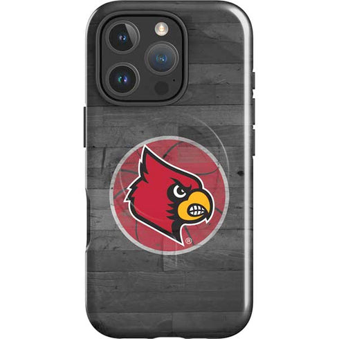 University of Louisville Cardinals Basketball iPhone 16 Pro Magsafe Impact Case