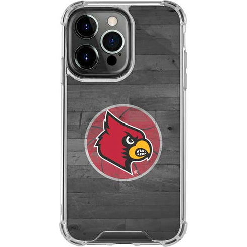 University of Louisville Cardinals Basketball iPhone 16 Pro Max Clear Case