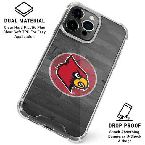 University of Louisville Cardinals Basketball iPhone 16 Pro Max Clear Case