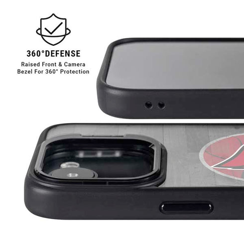 University of Louisville Cardinals Basketball iPhone 16e Kickstand Case