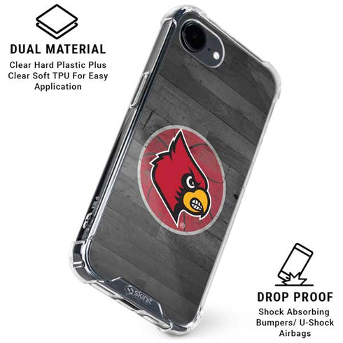 University of Louisville Cardinals Basketball iPhone 16e Clear Case