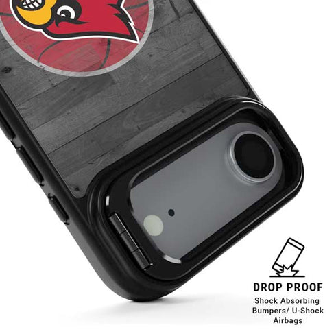 University of Louisville Cardinals Basketball iPhone 17 Air Kickstand Case