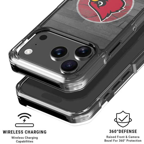 University of Louisville Cardinals Basketball iPhone 17 Pro Clear Case