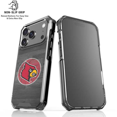 University of Louisville Cardinals Basketball iPhone 17 Pro Clear Case