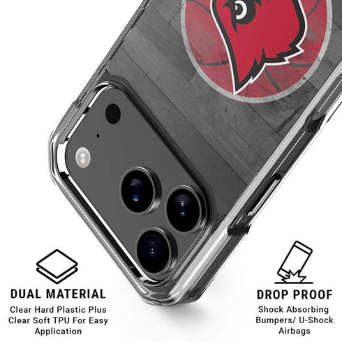 University of Louisville Cardinals Basketball iPhone 17 Pro Max MagSafe Case