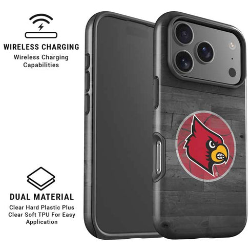 University of Louisville Cardinals Basketball iPhone 17 Pro Max Magsafe Impact Case