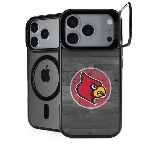 University of Louisville Cardinals Basketball iPhone 18 Pro Kickstand Case