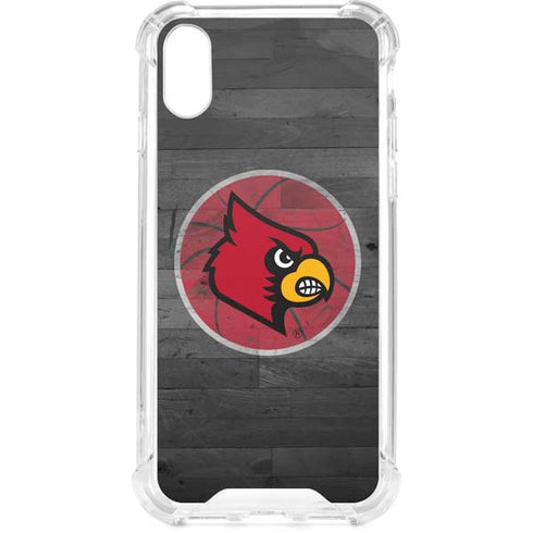 University of Louisville Cardinals Basketball iPhone XS Clear Case