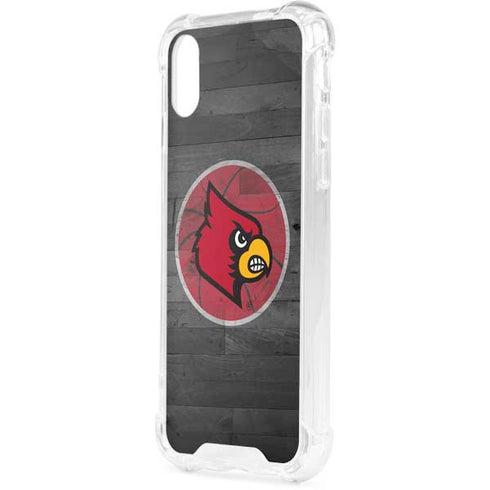 University of Louisville Cardinals Basketball iPhone XS Clear Case