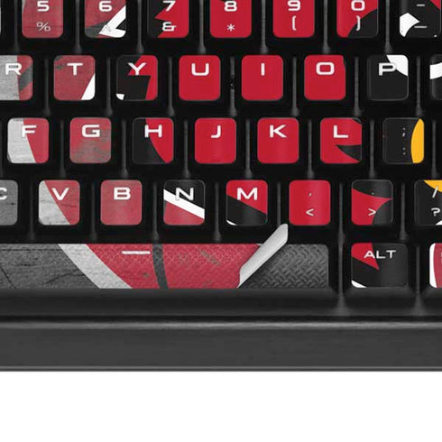 University of Louisville Cardinals Basketball K95 RGB PLATINUM Mechanical Gaming Keyboard Skin