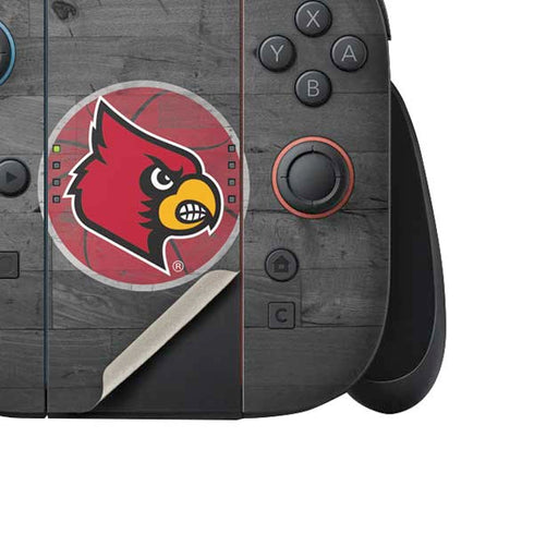 University of Louisville Cardinals Basketball Nintendo Switch 2 (2025) Joy-Con Controller Skin