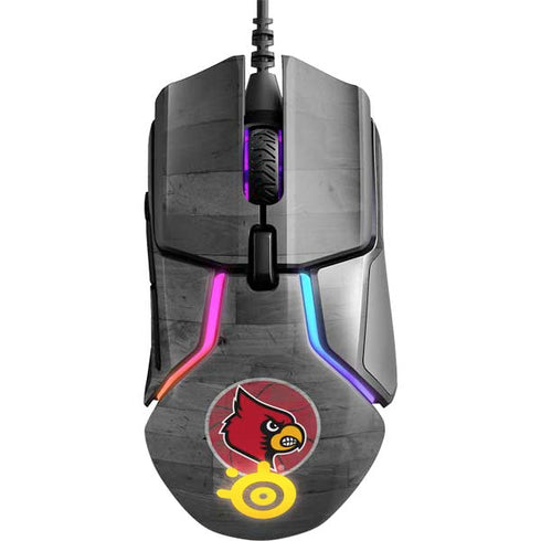 University of Louisville Cardinals Basketball SteelSeries Rival 600 Gaming Mouse Skin