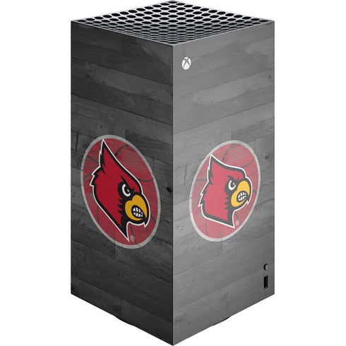 University of Louisville Cardinals Basketball XBox Series X Digital Edition Console Skin