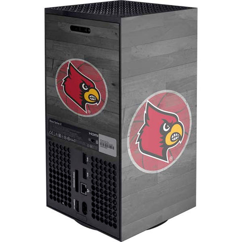 University of Louisville Cardinals Basketball XBox Series X Digital Edition Console Skin