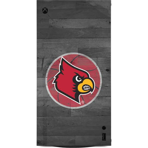 University of Louisville Cardinals Basketball XBox Series X Digital Edition Console Skin