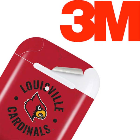 University of Louisville Cardinals Faded Apple AirPods 2 Skin