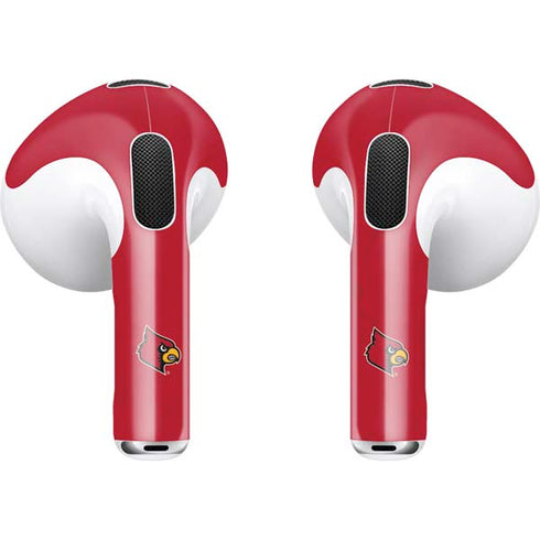 University of Louisville Cardinals Faded Apple AirPods (3rd Gen 2021) Skin