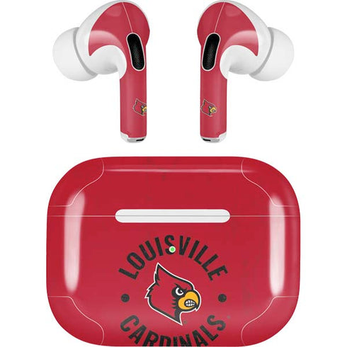University of Louisville Cardinals Faded Apple AirPods Pro Skin