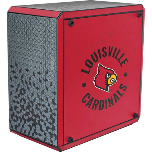 University of Louisville Cardinals Faded Cooler Master MasterBox Q300L Mini Tower Skin