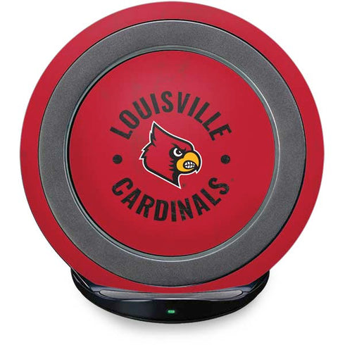 University of Louisville Cardinals Faded Fast Charge Wireless Charging Stand Skin
